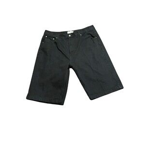 🔥 BEYOND THE LIMIT Black Denim Jean Shorts Men's 40 GUC! 🔥